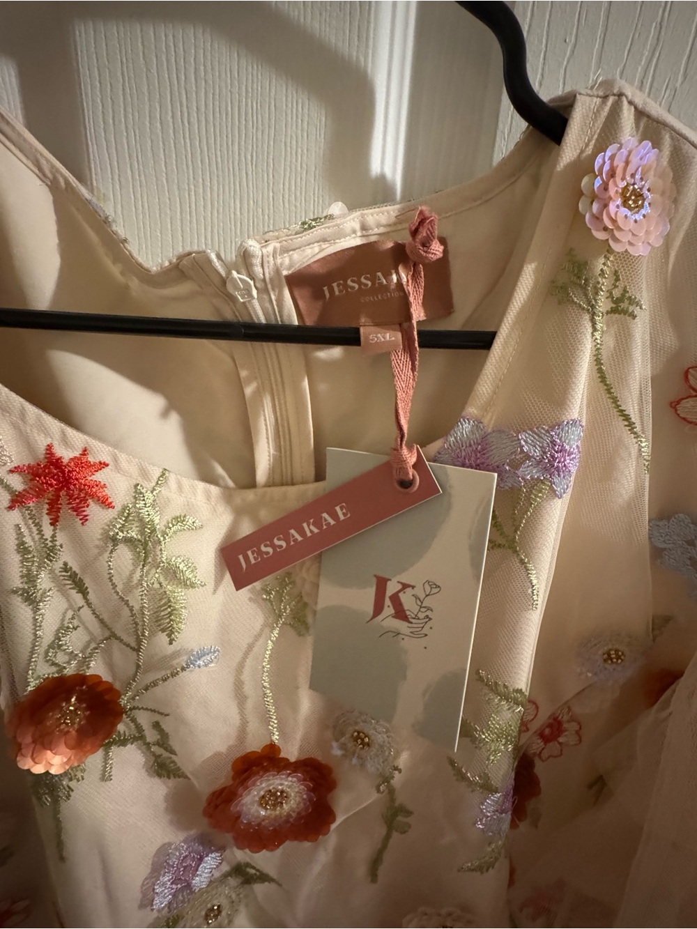 JessaKae Happy Thoughts dress, NWT, 5X - Picture 3 of 6